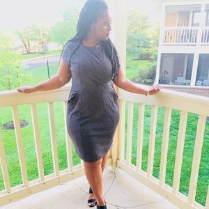 Grey Dress by the LIMITED